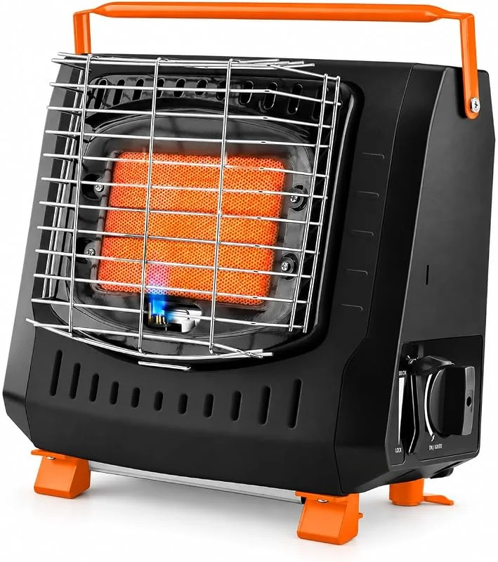 NEO TOOLS Gas-Heizofen 2200W, Tragbarer Gasheizer mit Piezozündung — Heizung Warmepumpe