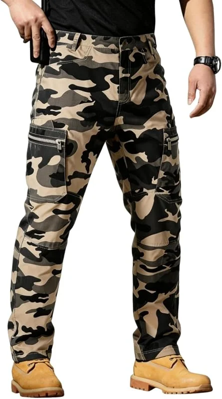 Generisch Cargohose Herren Camouflage Wasserdicht Wanderhose Herren Outdoor — Heizkleidung