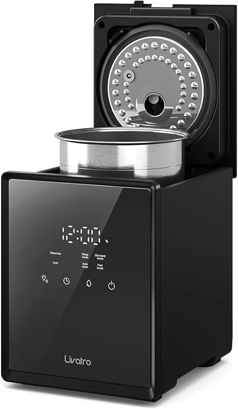 Livatro Luftbefeuchter Schlafzimmer Top-Fill, 3L Edelstahl Warmnebel Luftbefeuchter, Reduziert 99, 97% der Bakterien, Für Schlafzimmer und Wohnzimmer, Spülmaschinenfest Humidifier, mit Schlafmodus