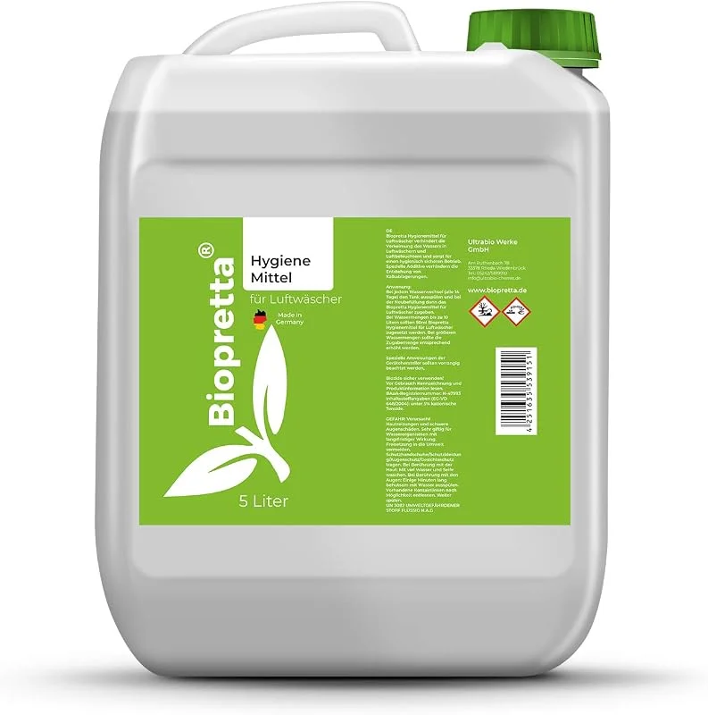 Hygienemittel für Luftwäscher, Luftbefeuchter, Zimmerbrunnen (5000ml)