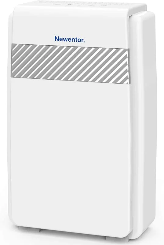 Newentor Luftreiniger mit H13 HEPA Filter, Luftreiniger gegen Rauchgeruch, Raumgröße bis zu 55 ㎡, Raumluftreiniger für Allergiker, Luftwäscher Pollenfilter, Air Purifier — Luftbefeuchter