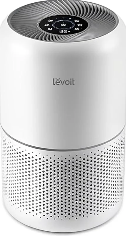 LEVOIT Luftreiniger für Allergien und PM2, 5, HEPA-Filter, Luftqualität, gegen 99, 97% der Milben, Pollen, Gerüche, Schimmel, CADR 240 m³, h, 50 m², 22 dB, Schlaf- und Auto-Modus — Luftbefeuchter