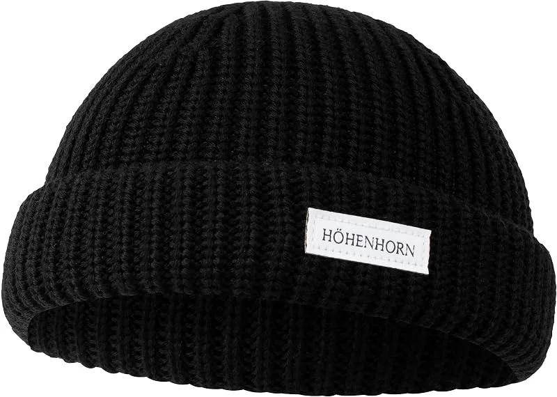 Höhenhorn Fisherman Mütze Unisex Herren Damen Fischermütze Merinowolle — Heizkleidung
