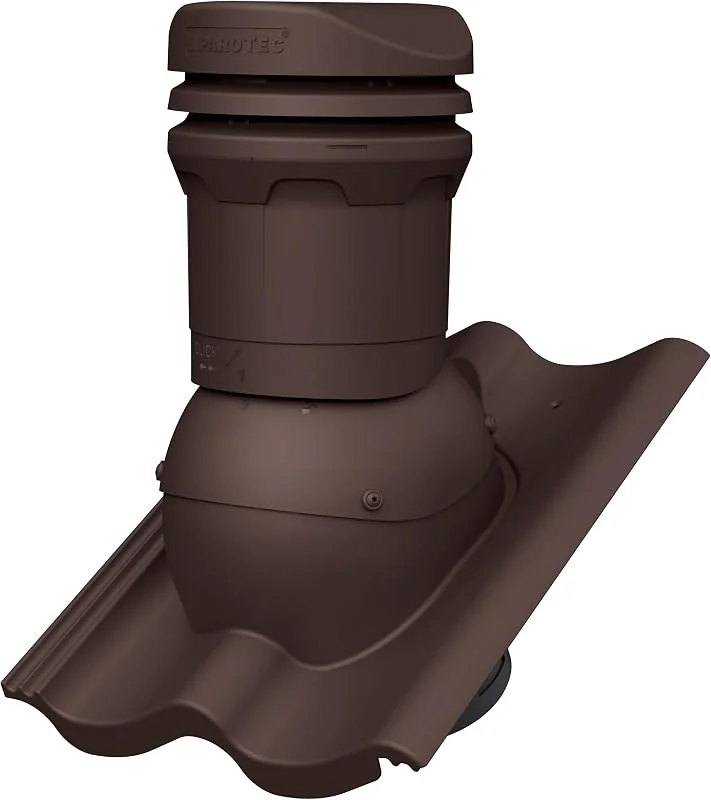Parotec Entlüftungskamin DN 125 mm (niedrige 325 mm) für BRAAS DOPPEL-S IBF — Heizung Warmepumpe