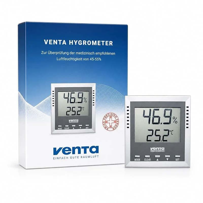 Venta Digitales Hygrometer – Luftfeuchtigkeitsmesser & Raumthermometer — Luftbefeuchter