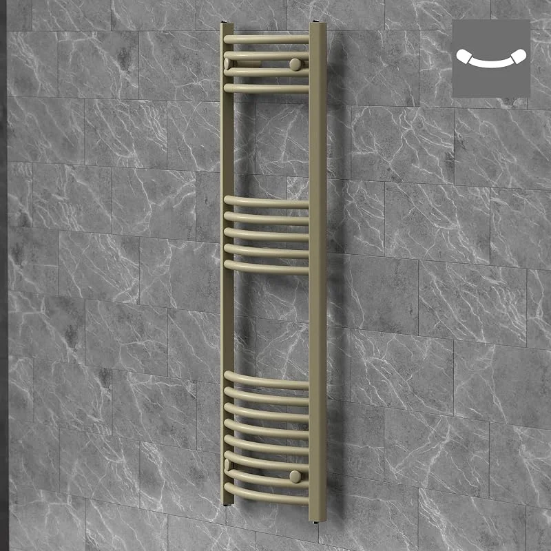 LuxeBath Handtuchheizkörper Sahara 400x1200mm Badheizkörper Seitenanschluss — Heizung Warmepumpe