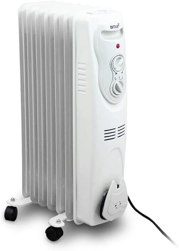 Bituxx 2500W elektrischer Ölradiator Öl Radiator Heizkörper 3 Heizstufen (2500, watts) — Heizung Warmepumpe